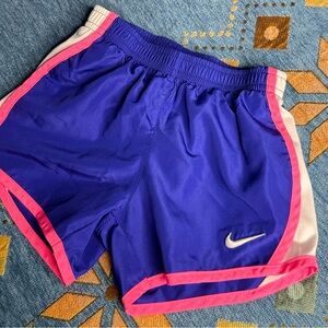 Nike Blue and Pink Athletic Shorts Lightweight Design